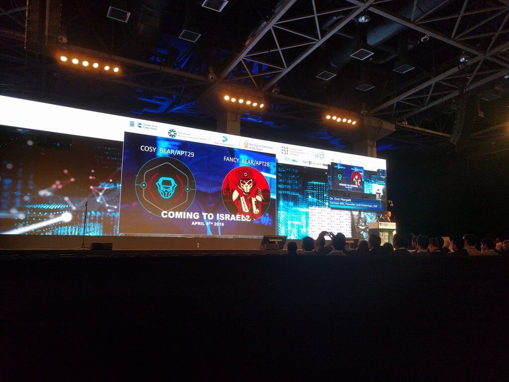 Picture from stage of CyberTech Tel Aviv 2019