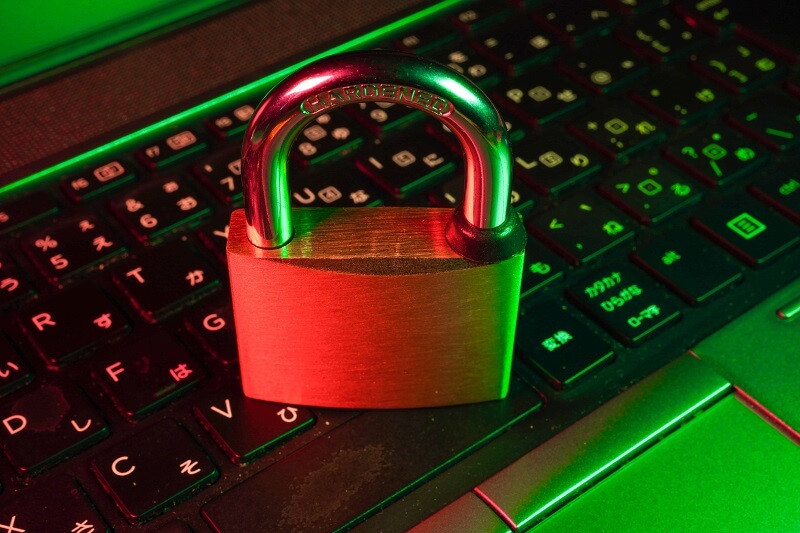 the keyboard and the lock; the concept of cybersecurity; kaspersky alternative